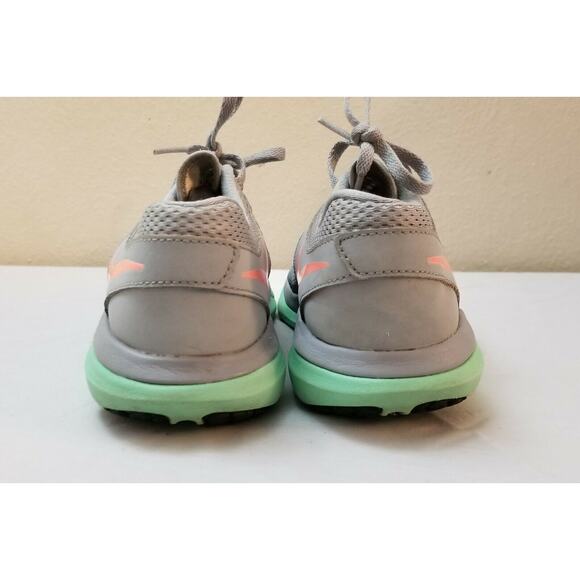 Nike Flex RN 2014 Gray Mango Green Glow Running Shoes 642767-007 Women’s Size 7 - Picture 6 of 10